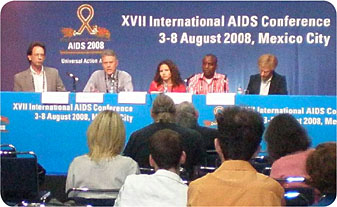 Mexico City AIDS press conference